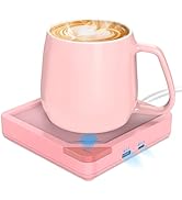Coffee Mug Warmer Set: Coffee Warmer for Desk Auto Shut Off Candle Warmer Plate Electric Beverage...