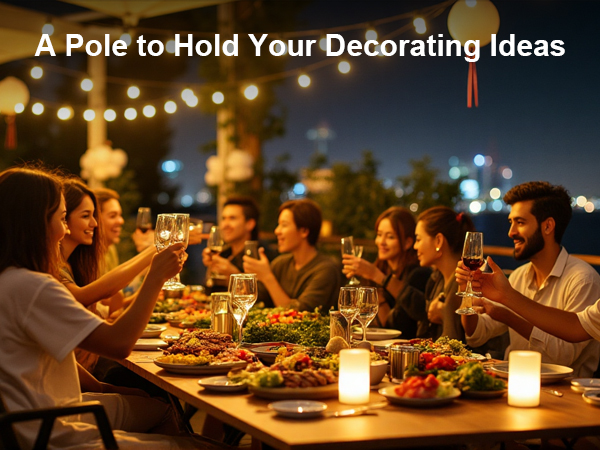 string light poles