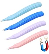 4 Pack Magnetic Staple Remover Tools, Professional Stapler Removers Staple Puller Remover for Cla...