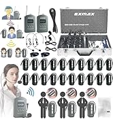 EXMAX EX-388 Voice Wireless Tour Guide System Audio Transmission for School Teaching Conference C...