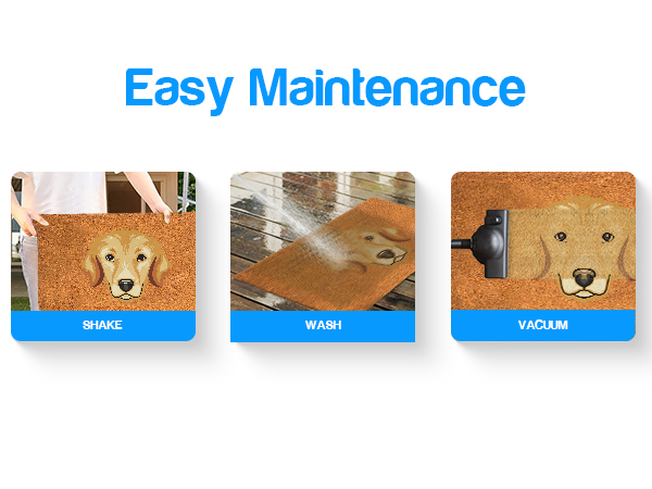 Easy maintenance door mat