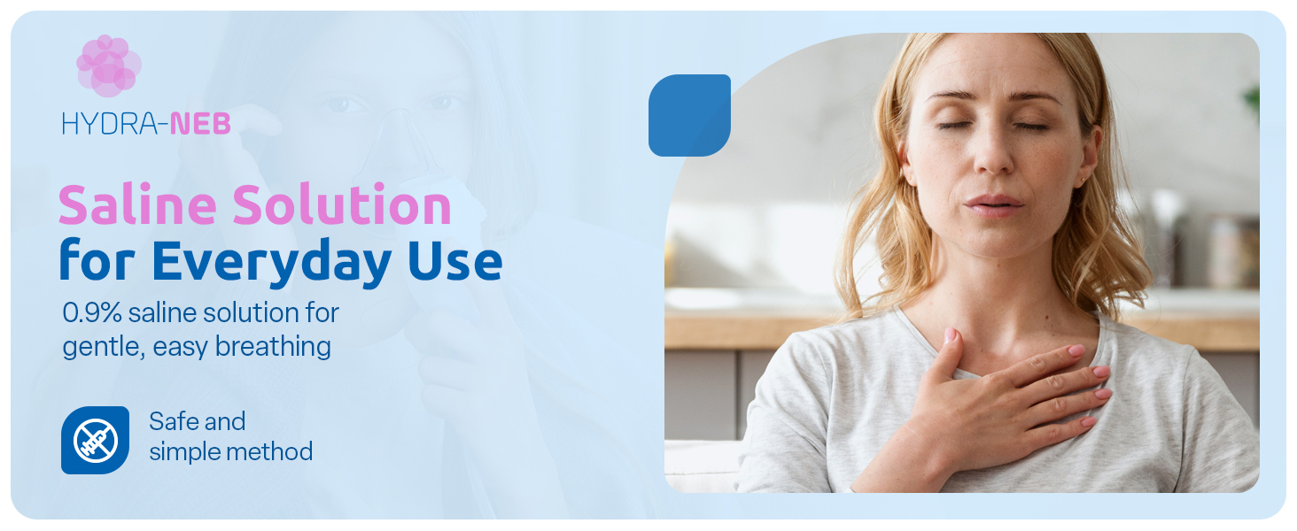 saline solution women children lungs breathe airways safe simple