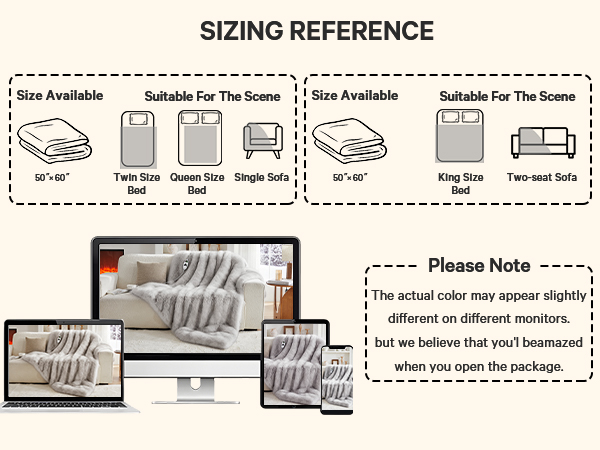 heated blanket heating electric blanket faux fur throw Christmas house warming gifts new home decor 