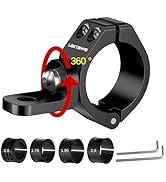 LOKTENWO LED Light Bar Mounts UTV Whip Light Mount Clamp Solid Heavy Whip Flag Mounting Bracket 3...