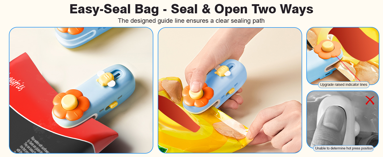 mini bag sealer bag sealer mini bag sealer with cutter and magnet