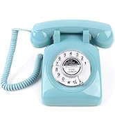 MCHEETA Rotary Phone, Desk Phones, Retro Phones for Landline, Vintage Corded Telephone with Redia...