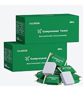 CxLoode Disposable Compressed Towel Tablets, Disposable Face Compressed Towels Large Size Coin Ti...