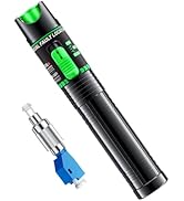 Visual Fault Locator - Green Light Fiber Optic Tester with 30mW Output, 510nm Wavelength, Compati...