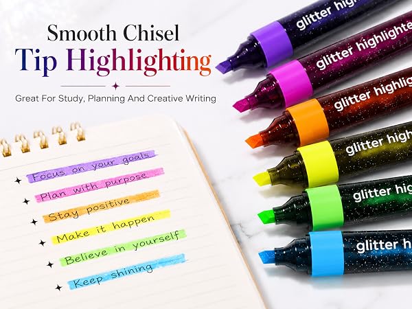 Glitter Highlighters