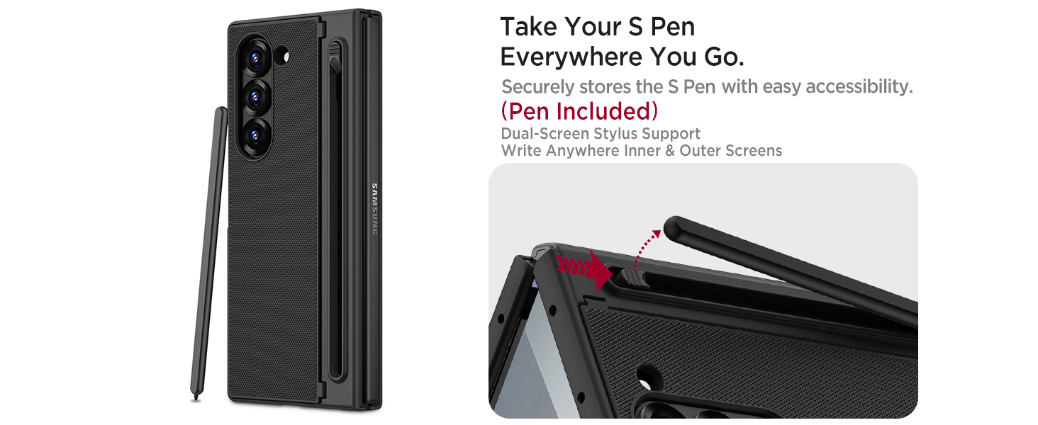 z fold 7 case pen holder