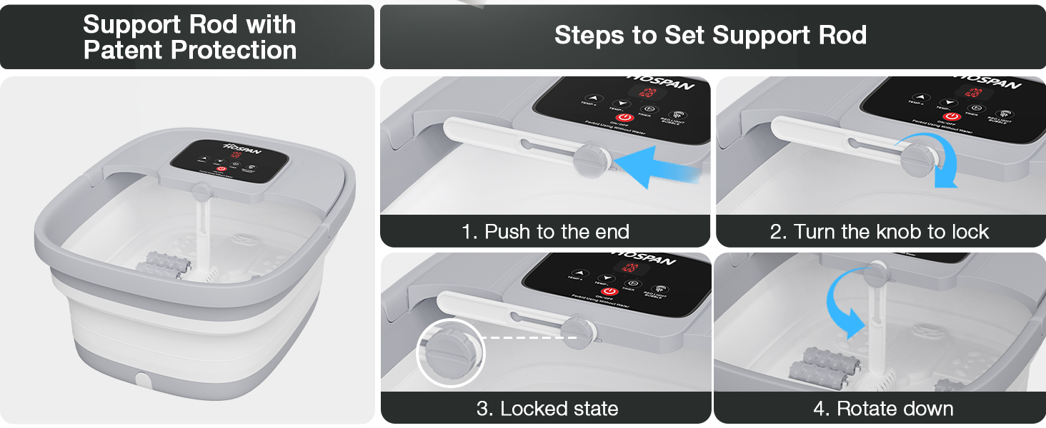 foot spa bath massager with heat
