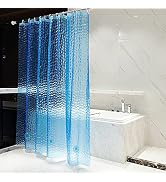 Bostofy Waterproof Shower Curtain Liner EVA Thick Shower Curtain with Heavy Duty 3 Bottom Magnets...
