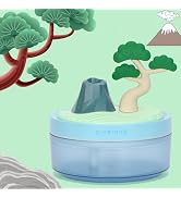 Cute Mini Humidifier, 320ml Pine Tree Desktop Humidifiers for Bedroom, Portable Small Cool Mist H...