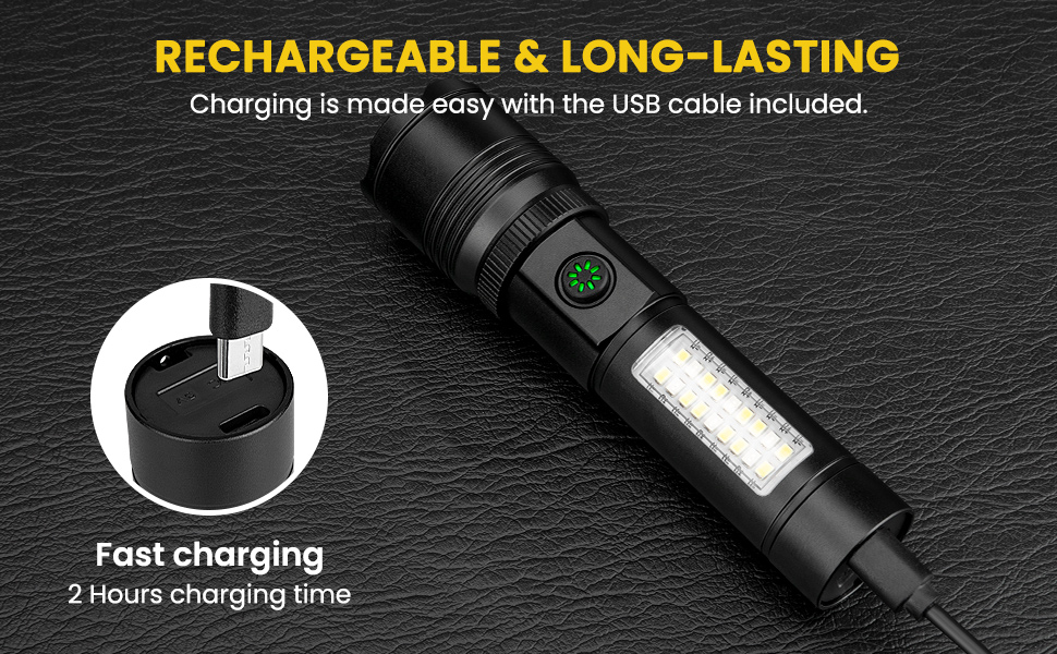 rechargeable flashlights