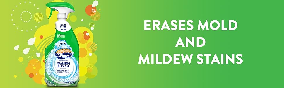 Erases mold and mildew stains