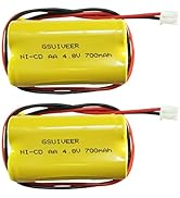 GSUIVEER BL93NC487 BL93NC484 BAA48R Ni-Cd 4.8V 700mAh Exit Sign Emergency Light Battery Replaceme...