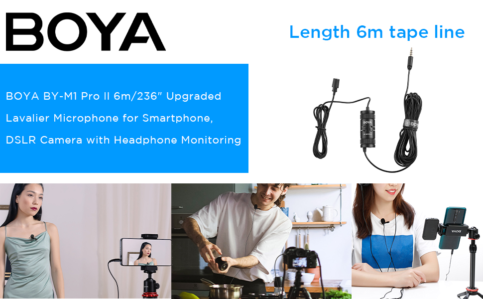 boya lapel microphone BY-M1 PRO