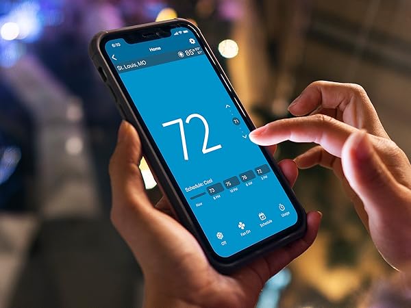 Sensi App Schedule Mobile