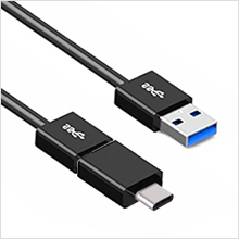 ROOFULL USB 3.0 Type-C external CD DVD RW drive burner with protective carrying case