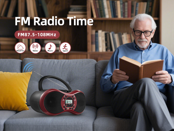 Portable CD Player Boombox