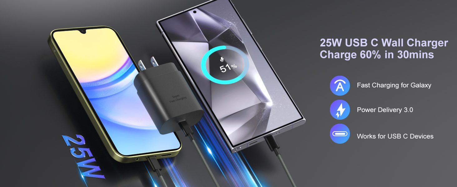 25w usb c wall charger