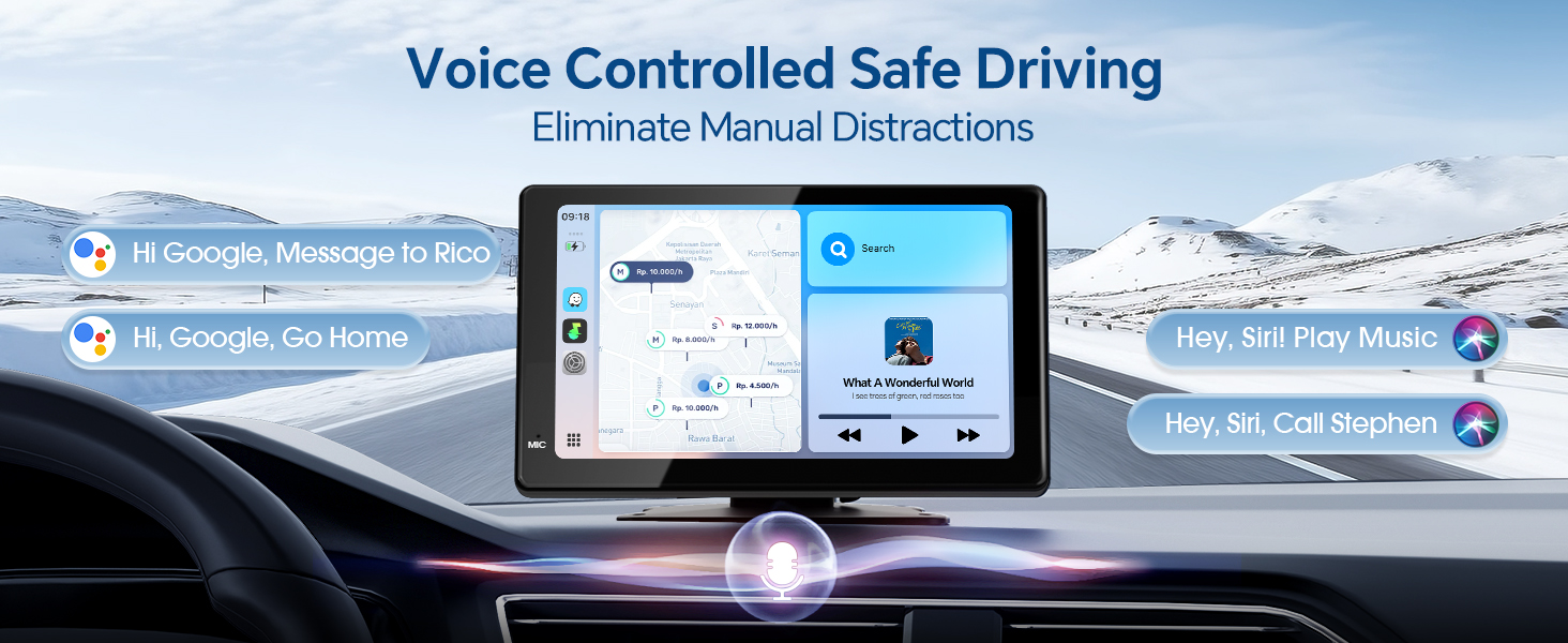 carplay screen for car