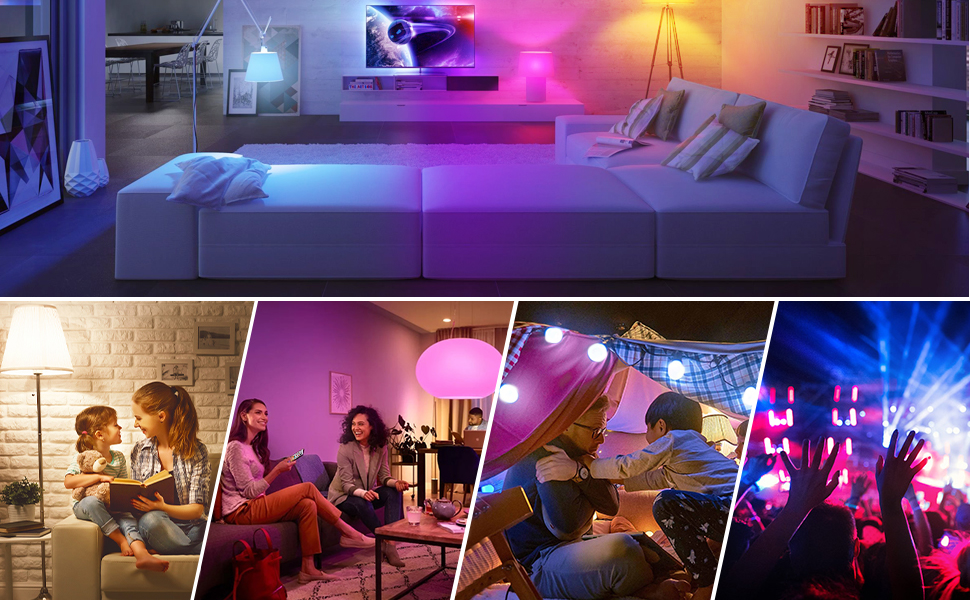 rgb bulb for home Gathering Outdoor Garden