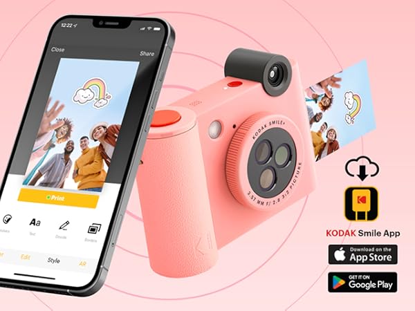 Kodak Smile+ Instant Print digital camera 