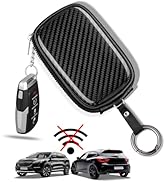 Carbon Zone Faraday Key Fob Protector Carbon Fiber Car Key Shielding Bag for RFID Signal Blocking...