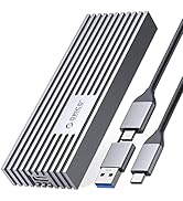 ORICO M.2 NVMe SSD Enclosure to 20Gbps USB3.2 Gen2x2 USB-C PCIe Adapter for NVMe M-Key/M+B Key SS...