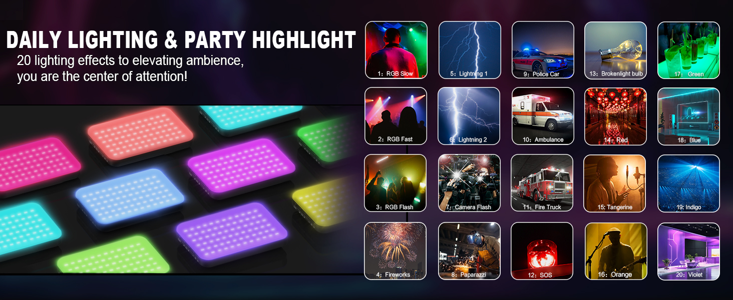 rgb rainbow light