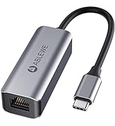 USB C to Ethernet Adapter, ABLEWE Type-C to RJ45 Gigabit Ethernet Adapter, Thunderbolt 3 to RJ45 ...