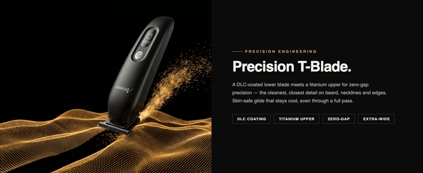 ArtiMAVEN precision T-blade detail