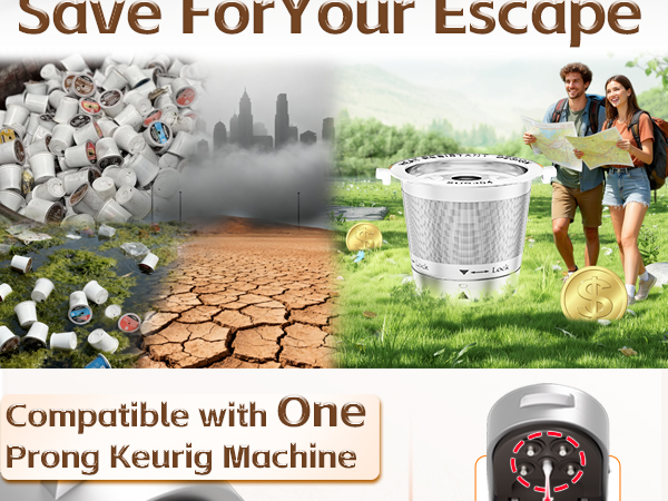 stainless steel coffee pods for keurig