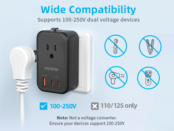 travel adapter worldwide