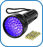 black light flashlight 51 led