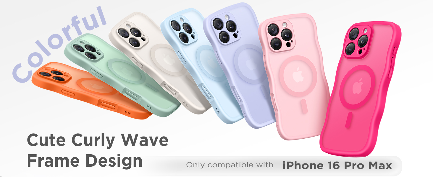 for iPhone 16 Pro Max Case, Compatible with MagSafe, Military-Grade Protection, Magnetic Phone Case