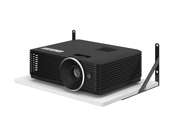 White Small Mini Projector Shelf/Modem Shelf