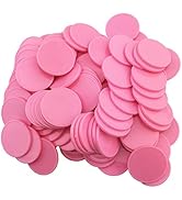 Smartdealspro Set of 100 1 Inch Opaque Plastic Learning Counters Mini Poker Chips Game Tokens wit...