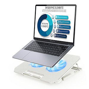  Great cooling pad that is quiet, well built, sturdy, doesn’t slide around and cools air effectively