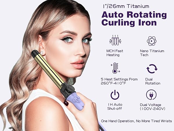 curling iron automatic hair curler