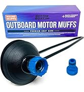 Boat Motor Muffs, Outboard and Inboard I/O Engine Flush Kit, Hose Adapter, for Marine Use and Win...