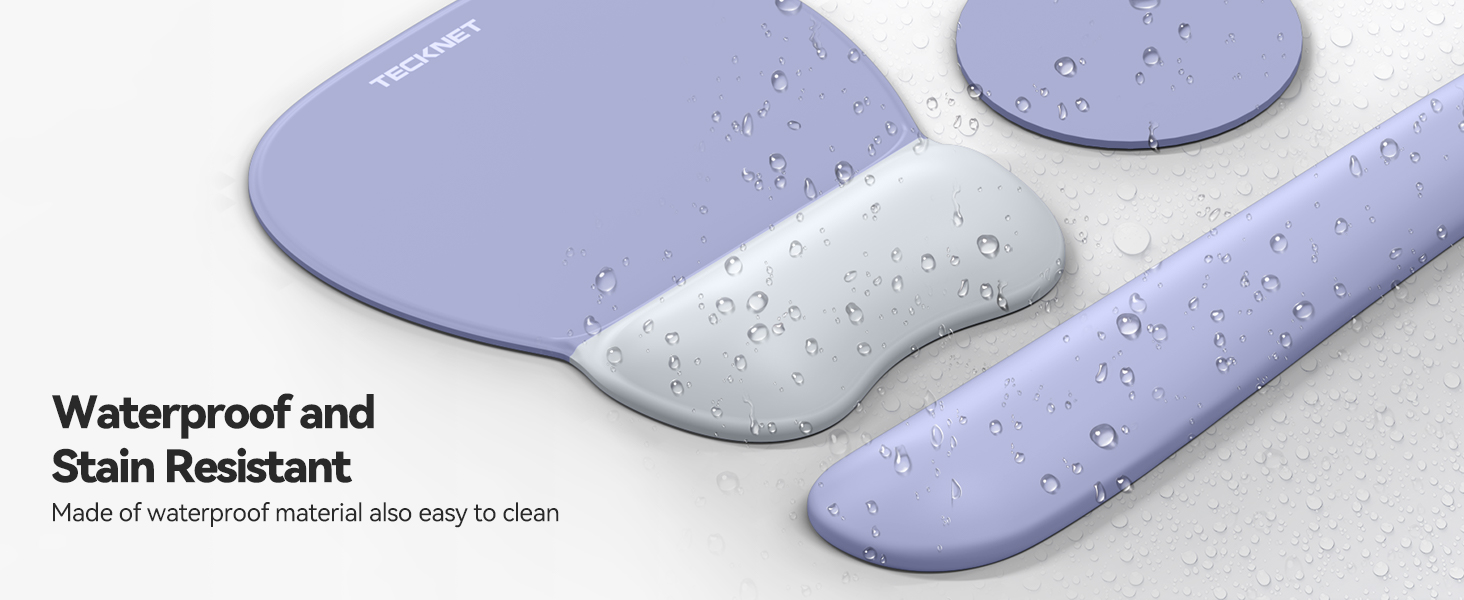 Waterproof Stain-Resistant Design Makes Cleaning Easier