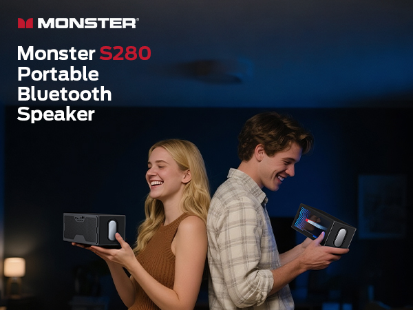 Monster S280 Portable Bluetooth Speaker