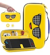 FUNDIARY Yellow Carrying Case for Nintendo Switch 2, Shockproof Accessories for Switch 2 Console ...