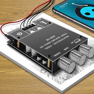 100W+100W Amplifier Board with Treble and Bass Control
