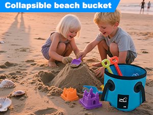 collapsible sand bucket