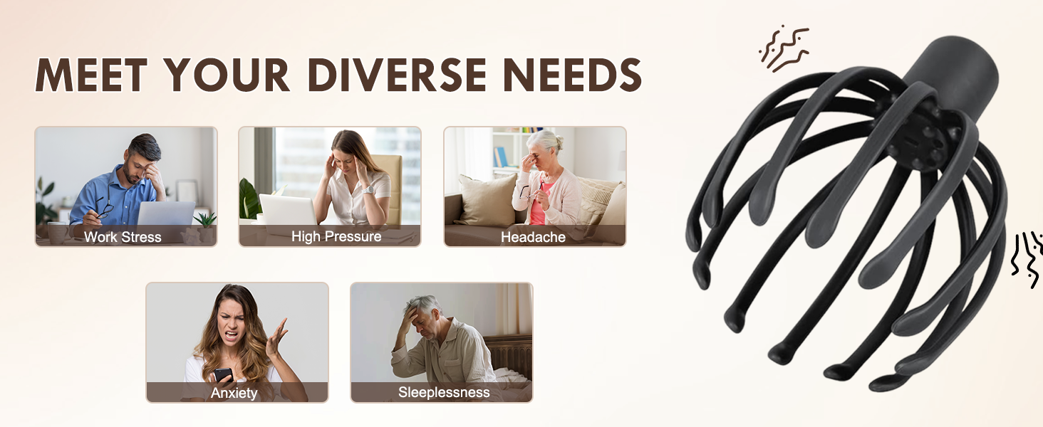 electric scalp massager