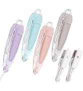 BESARME 6 in 1 Refillable White Out Correction Tape Set, 4 Retractable White Out Tape Pens with 2...