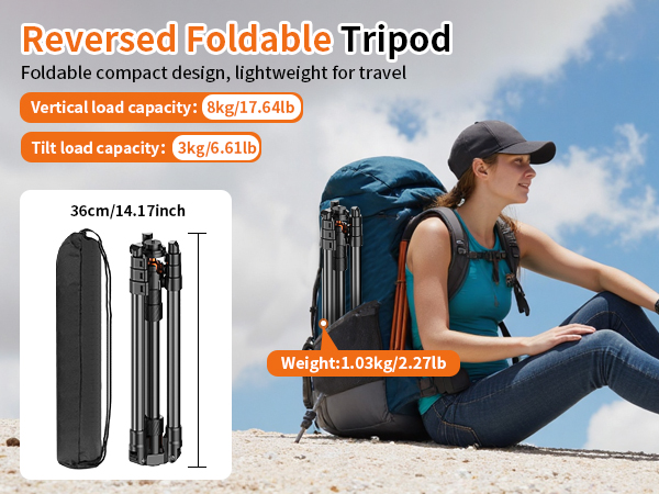 Reversed Foldable Tripod